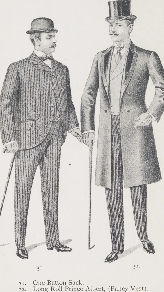 An illustration from W. J. Mahon's catalogs for men's fashions (Spring & Summer, 1901), 1901, leaf 6