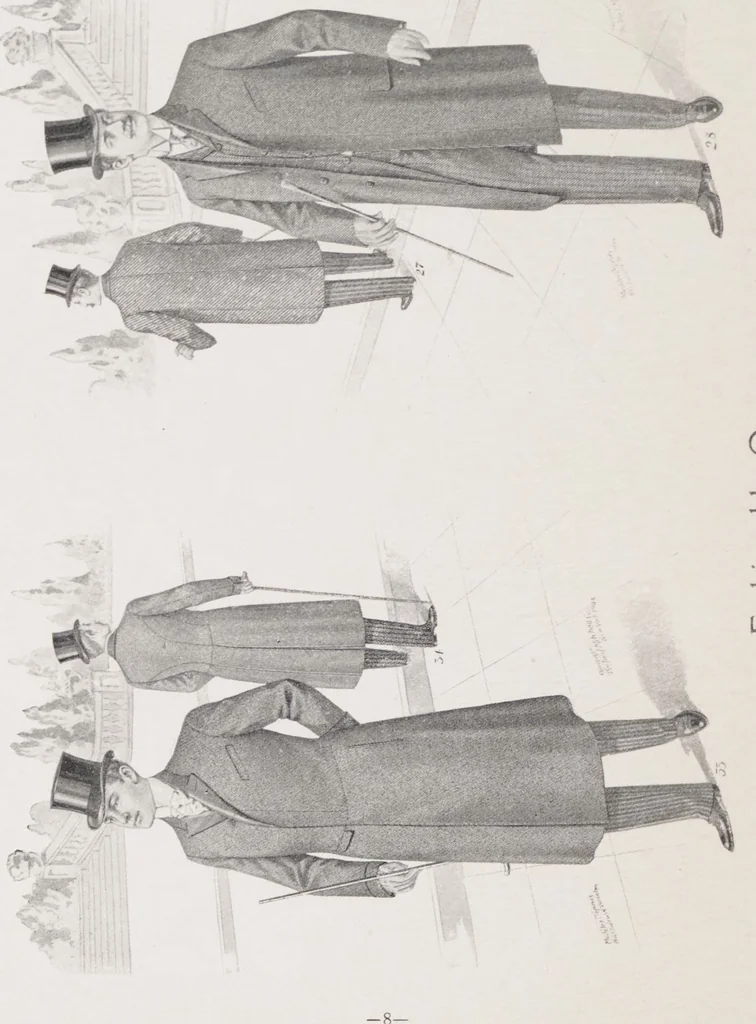 An illustration from W. J. Mahon's catalogs for men's fashions (Spring & Summer, 1904), 1904, leaf 10
