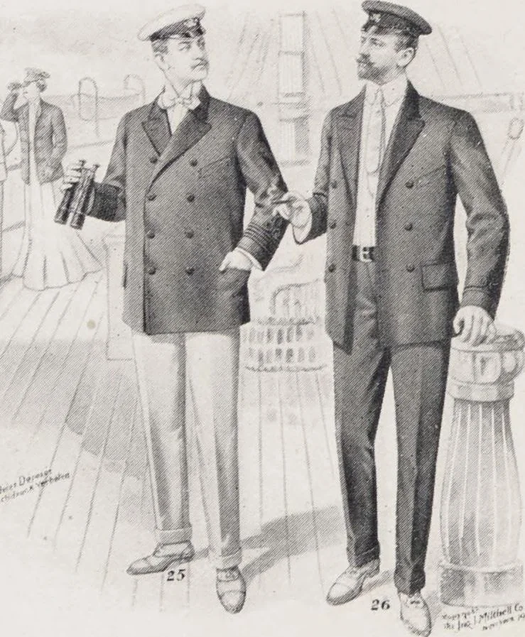 An illustration from W. J. Mahon's catalogs for men's fashions (Spring & Summer, 1904), 1904, leaf 8