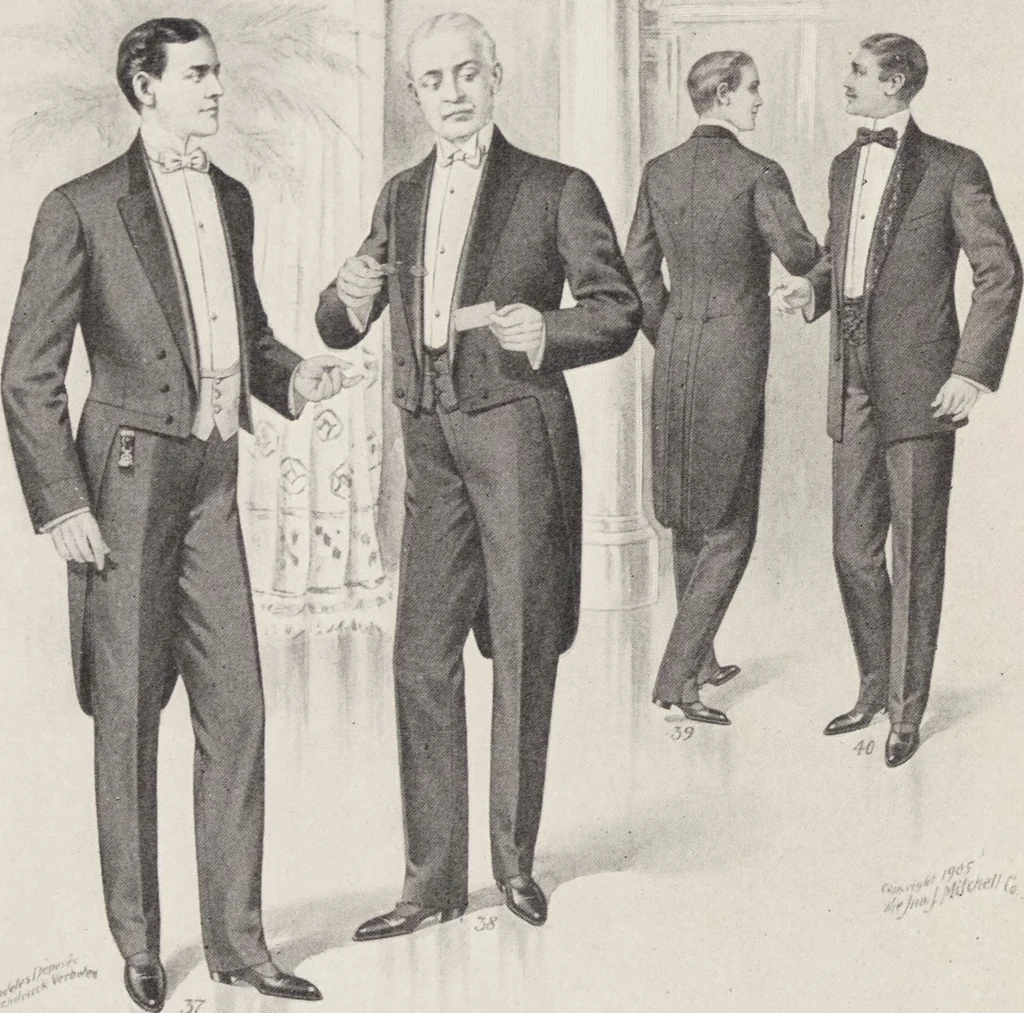 An illustration from W. J. Mahon's catalogs for men's fashions (Fall & Winter, 1905-06), 1905, leaf 10