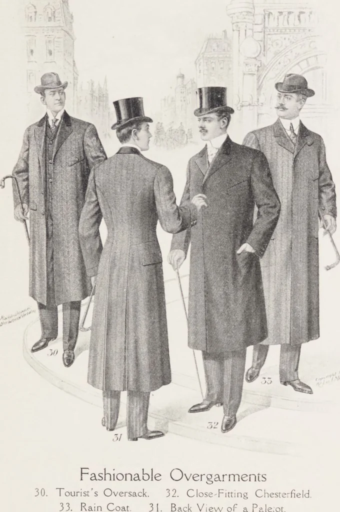 An illustration from W. J. Mahon's catalogs for men's fashions (Fall & Winter, 1905-06), 1905, leaf 7