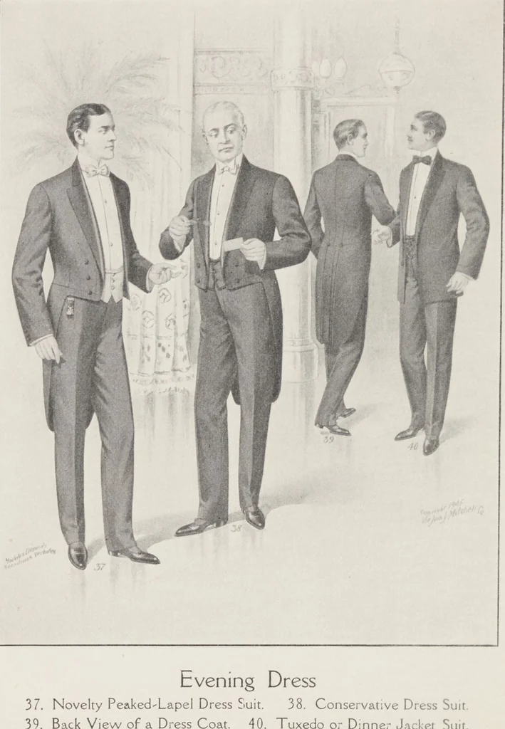 An illustration from W. J. Mahon's catalogs for men's fashions (Fall & Winter, 1905-06 v.2), 1905, leaf 10