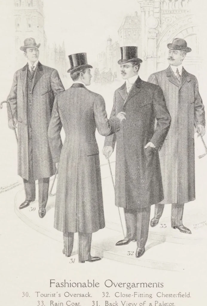 An illustration from W. J. Mahon's catalogs for men's fashions (Fall & Winter, 1905-06 v.2), 1905, leaf 7