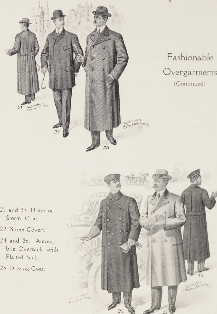 An illustration from W. J. Mahon's catalogs for men's fashions (Fall & Winter, 1905-06 v.2), 1905, leaf 8