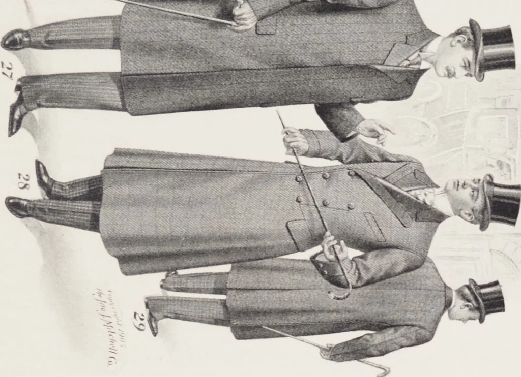 An illustration from W. J. Mahon's catalogs for men's fashions (Fall & Winter, 1905-06 v.2), 1905, leaf 9