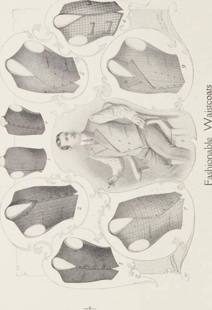 An illustration from W. J. Mahon's catalogs for men's fashions (Spring & Summer, 1905), 1905, leaf 10