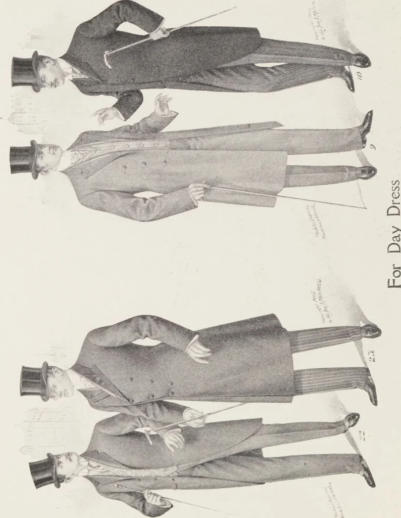 An illustration from W. J. Mahon's catalogs for men's fashions (Spring & Summer, 1905), 1905, leaf 6