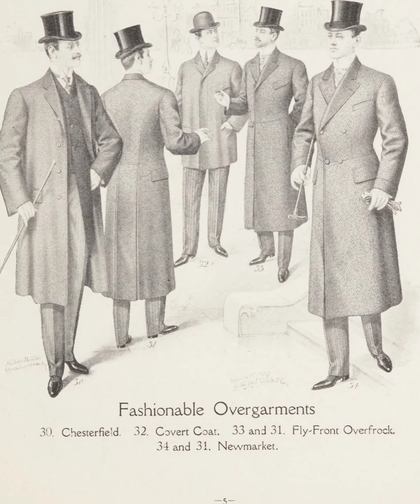 An illustration from W. J. Mahon's catalogs for men's fashions (Spring & Summer, 1905), 1905, leaf 7