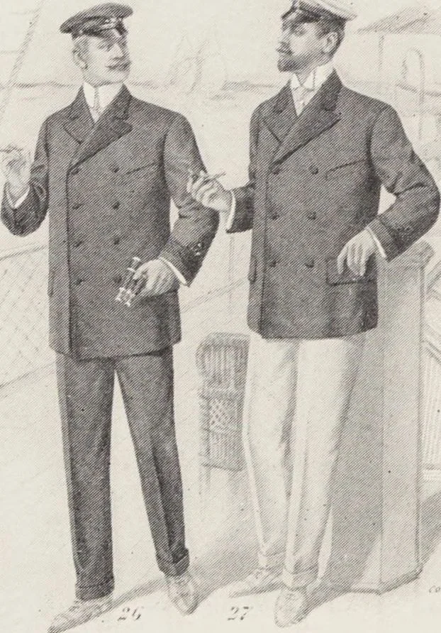 An illustration from W. J. Mahon's catalogs for men's fashions (Spring & Summer, 1905), 1905, leaf 8