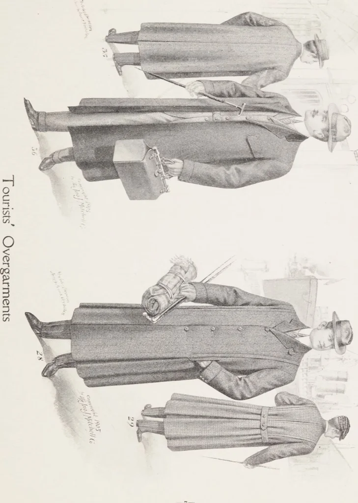 An illustration from W. J. Mahon's catalogs for men's fashions (Spring & Summer, 1905), 1905, leaf 9