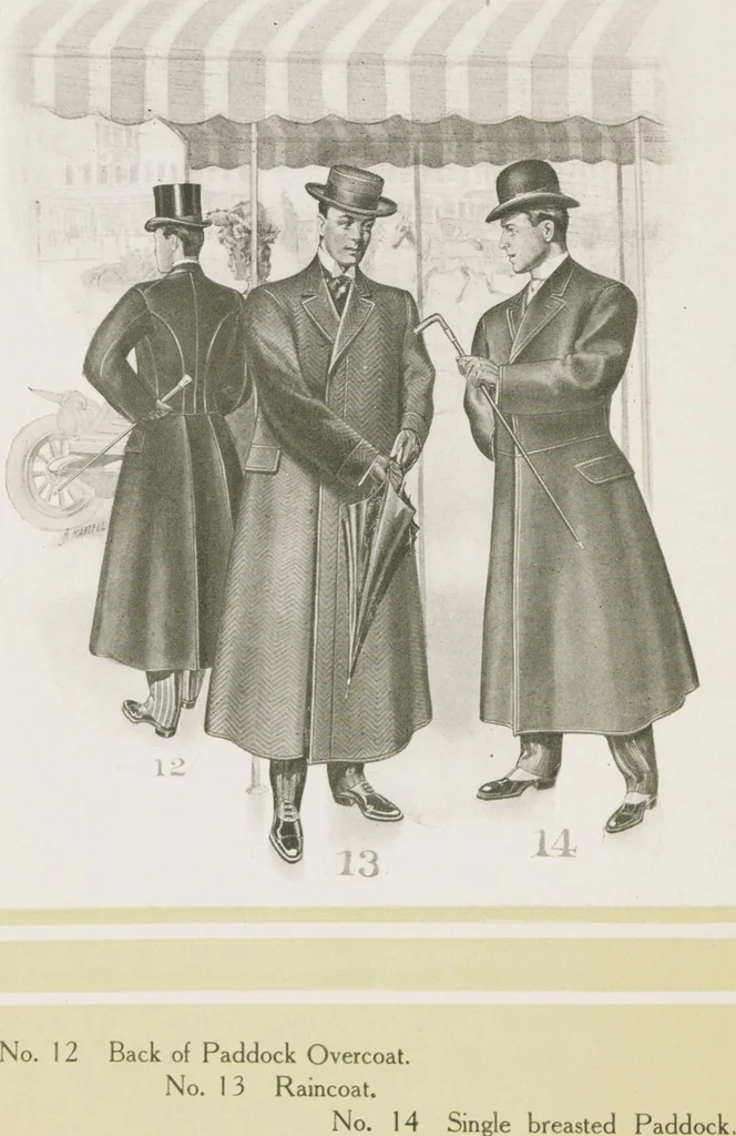 An illustration from W. J. Mahon's catalogs for men's fashions (Fall & Winter, 1906-07), 1906, leaf 14