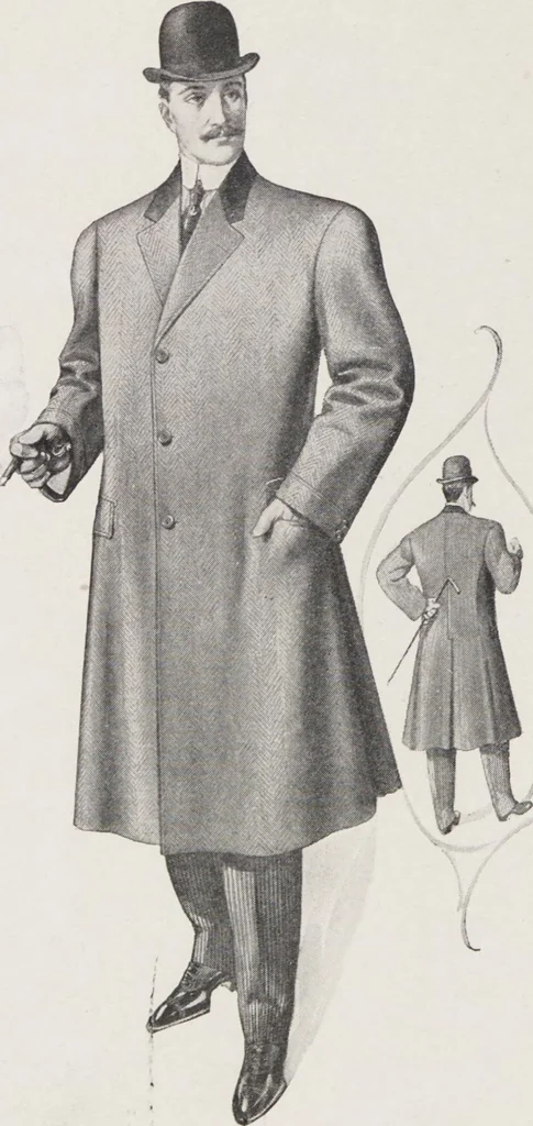 An illustration from W. J. Mahon's catalogs for men's fashions (Fall & Winter, 1906), 1906, leaf 10