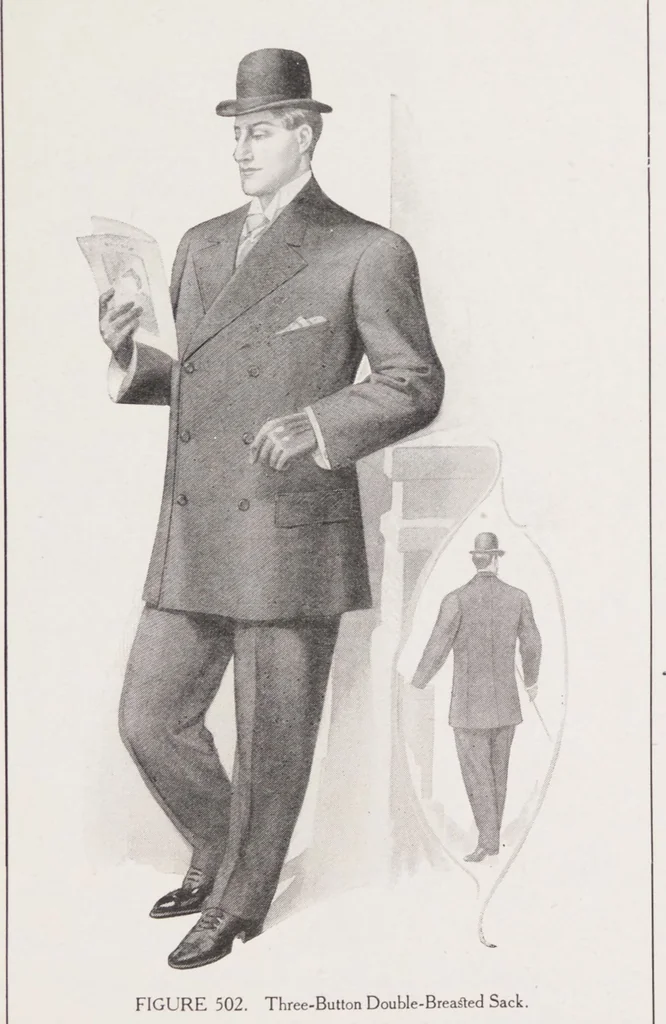 An illustration from W. J. Mahon's catalogs for men's fashions (Fall & Winter, 1906), 1906, leaf 9