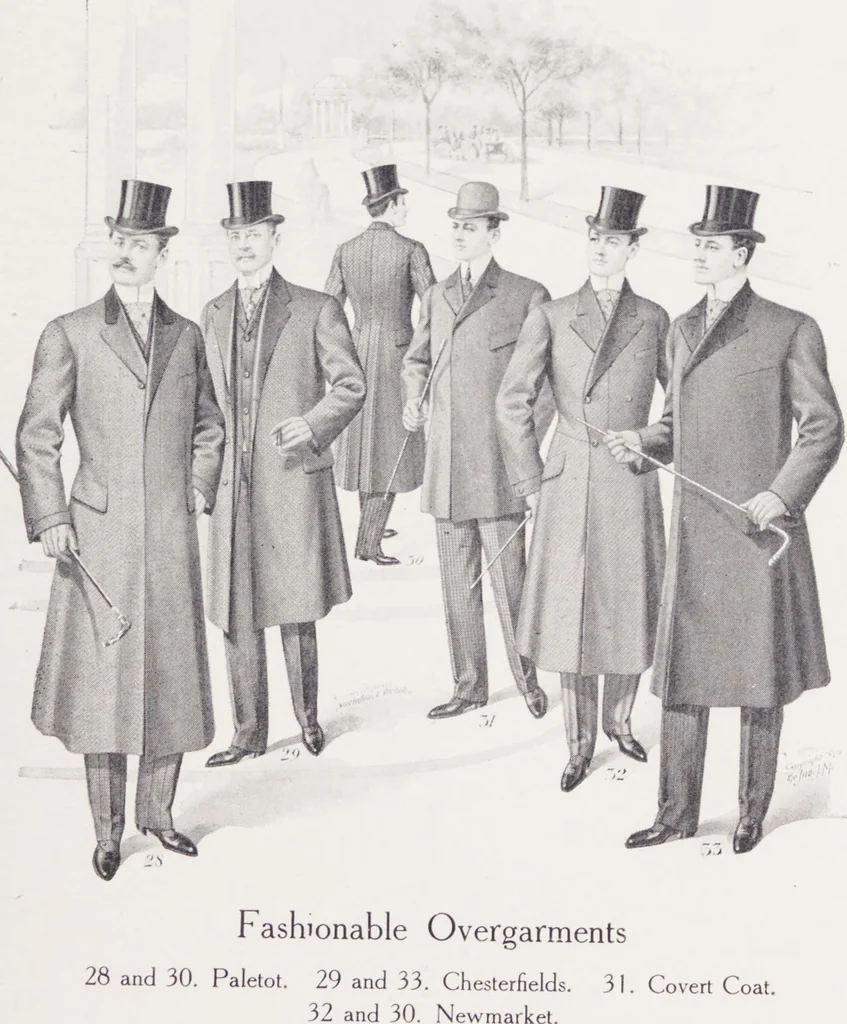 An illustration from W. J. Mahon's catalogs for men's fashions (Spring & Summer, 1906), 1906, leaf 9