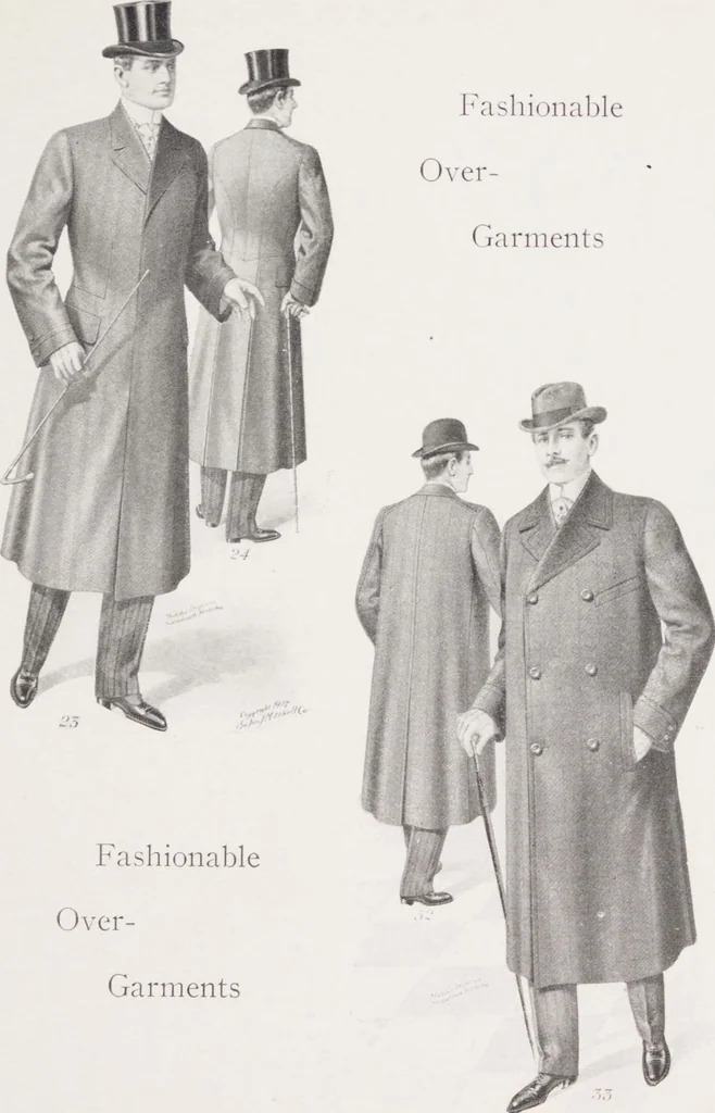 An illustration from W. J. Mahon's catalogs for men's fashions (Fall & Winter, 1907-08), 1907, leaf 13