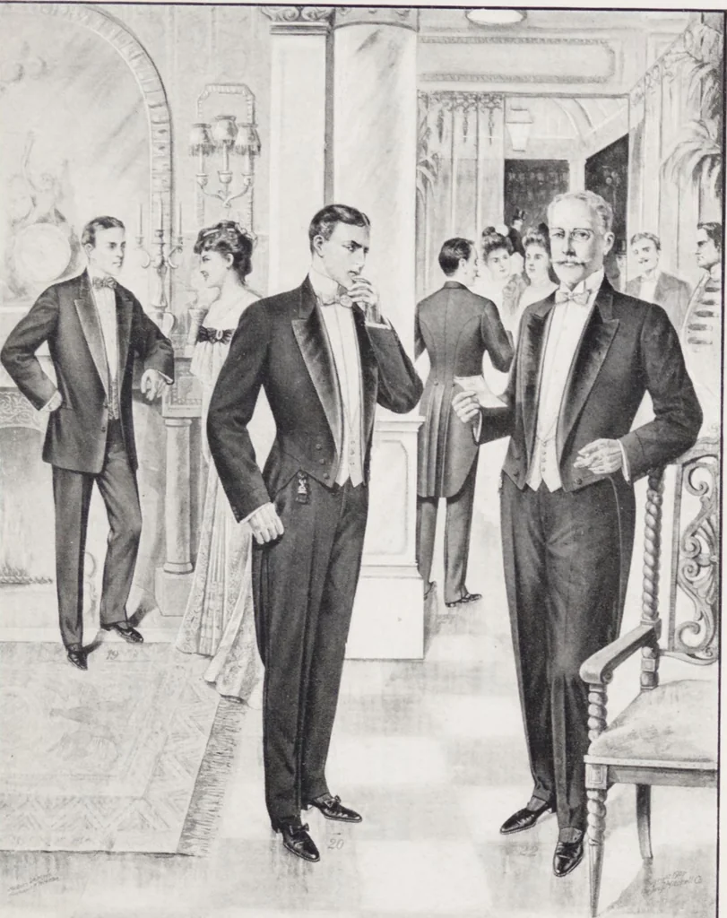 An illustration from W. J. Mahon's catalogs for men's fashions (Fall & Winter, 1907-08 v.2, 1907, leaf 11