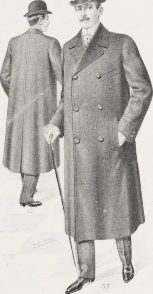 An illustration from W. J. Mahon's catalogs for men's fashions (Fall & Winter, 1907-08 v.2, 1907, leaf 13