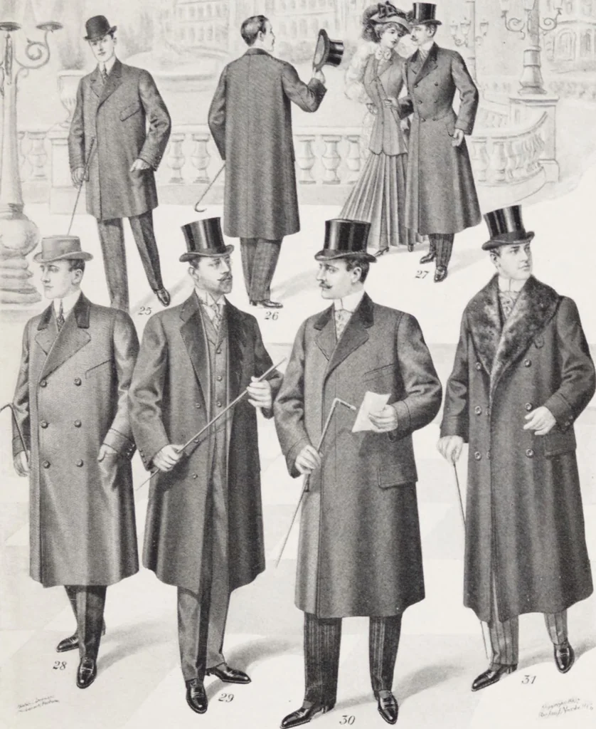 An illustration from W. J. Mahon's catalogs for men's fashions (Fall & Winter, 1907-08 v.2, 1907, leaf 15