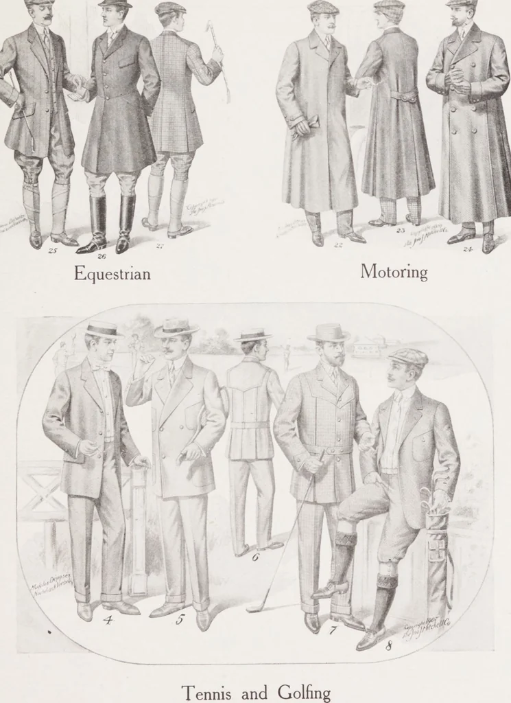 An illustration from W. J. Mahon's catalogs for men's fashions (Spring & Summer, 1907 v.2), 1907, leaf 11