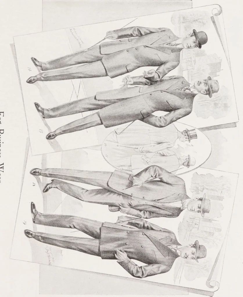 An illustration from W. J. Mahon's catalogs for men's fashions (Spring & Summer, 1907 v.2), 1907, leaf 7