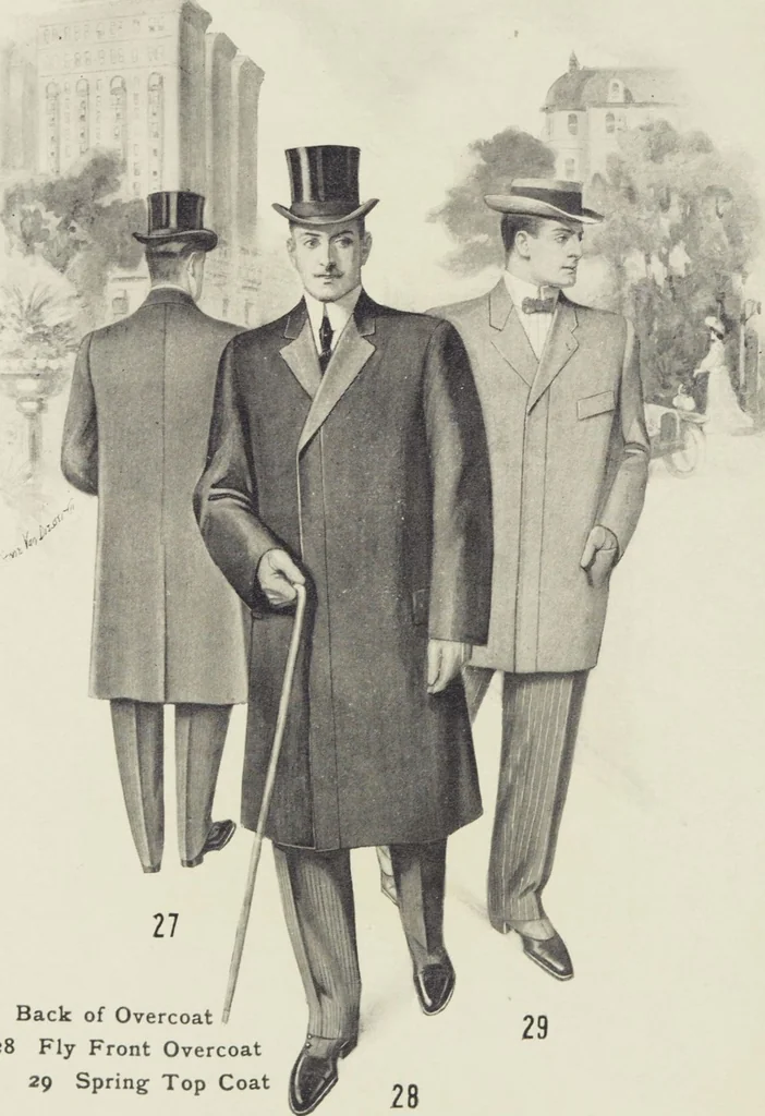 An illustration from W. J. Mahon's catalogs for men's fashions (Spring & Summer, 1907 v.3), 1907, leaf 6