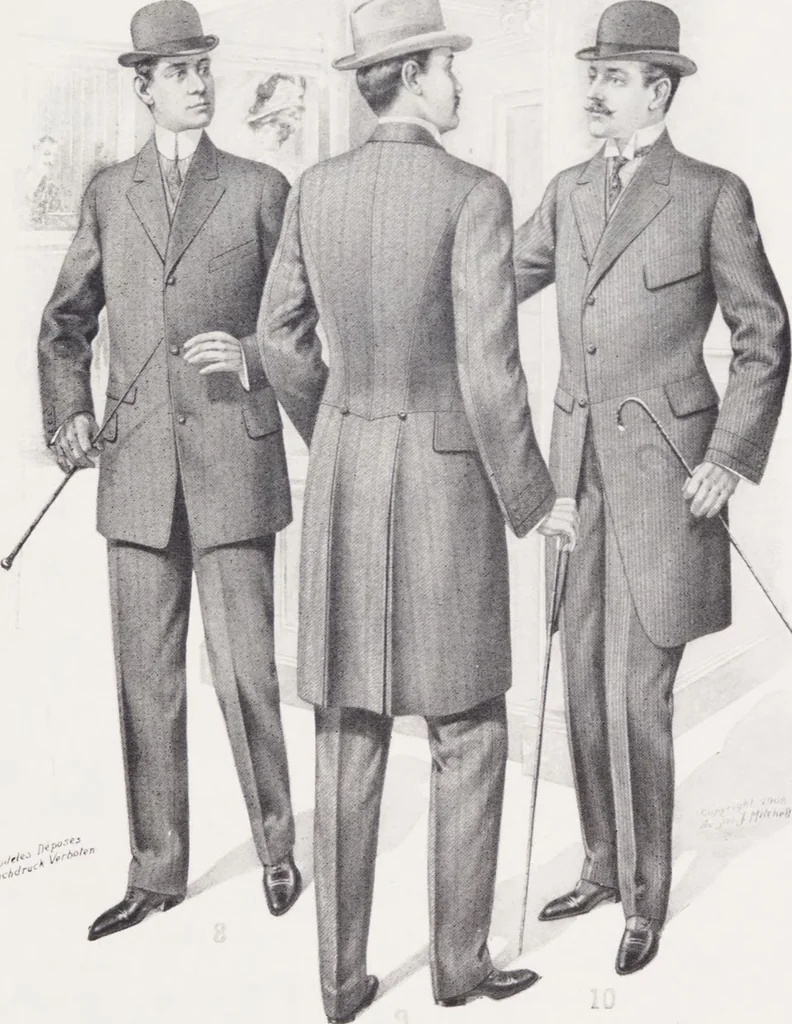 An illustration from W. J. Mahon's catalogs for men's fashions (Fall & Winter, 1908-09), 1908, leaf 5