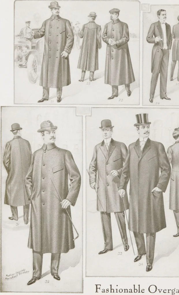 An illustration from W. J. Mahon's catalogs for men's fashions (Fall & Winter, 1909-10), 1909, leaf 6