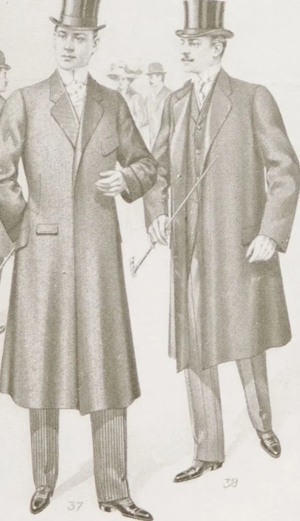 An illustration from W. J. Mahon's catalogs for men's fashions (Fall & Winter, 1909-10), 1909, leaf 7