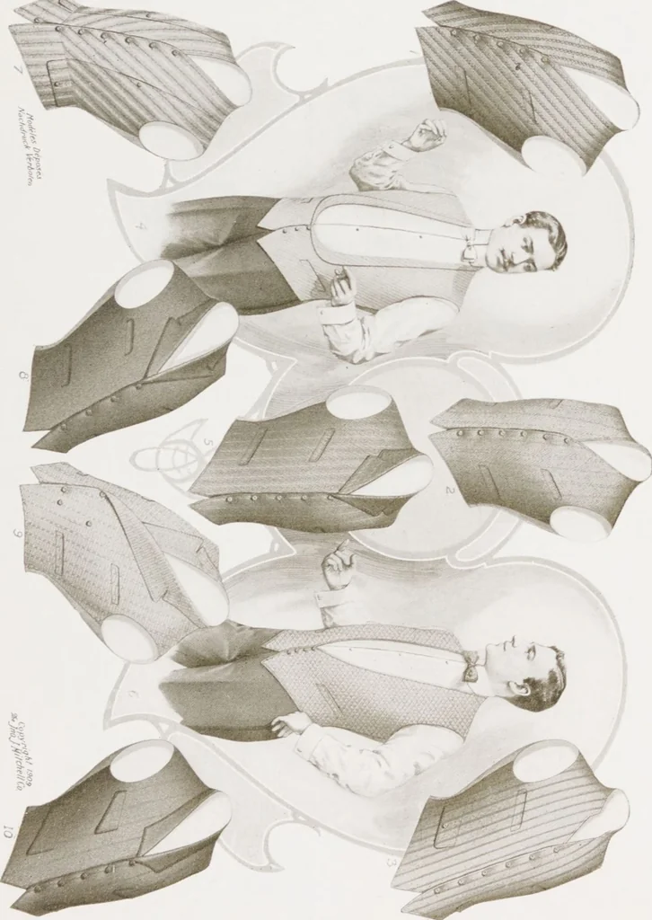 An illustration from W. J. Mahon's catalogs for men's fashions (Fall & Winter, 1909-10), 1909, leaf 9