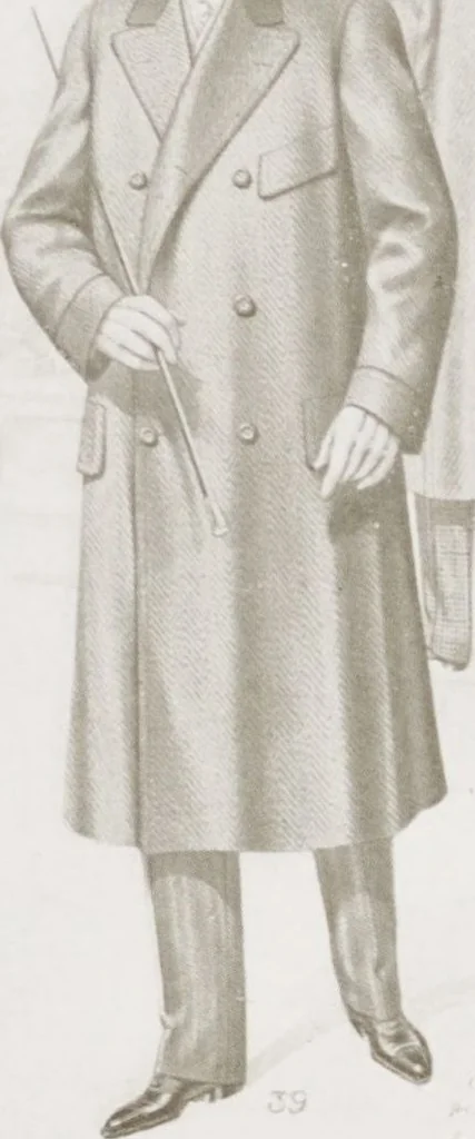An illustration from W. J. Mahon's catalogs for men's fashions (Fall & Winter, 1909-10 v.2), 1909, leaf 7