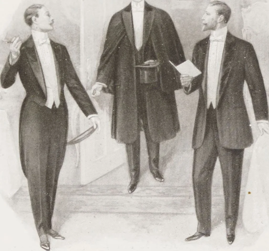 An illustration from W. J. Mahon's catalogs for men's fashions (Fall & Winter, 1910-11), 1910, leaf 4
