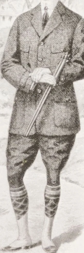 An illustration from W. J. Mahon's catalogs for men's fashions (Fall & Winter, 1910-11), 1910, leaf 9