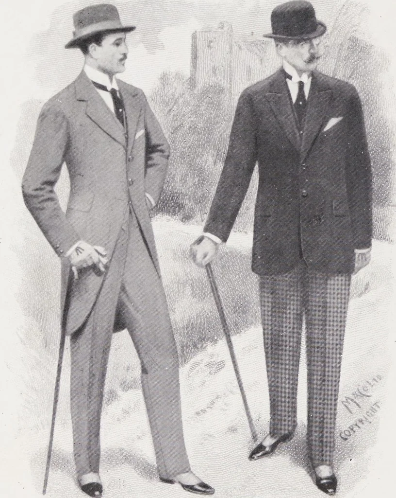 An illustration from W. J. Mahon's catalogs for men's fashions (Spring & Summer, 1911), 1911, leaf 4