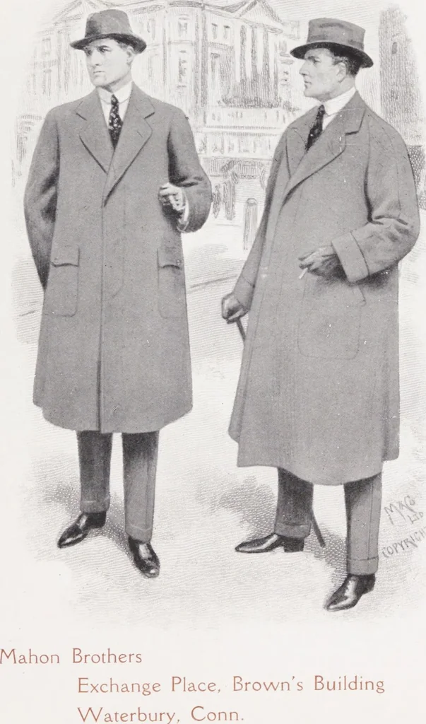 An illustration from W. J. Mahon's catalogs for men's fashions (Spring & Summer, 1911), 1911, leaf 9