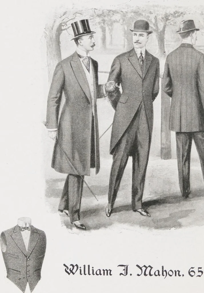 An illustration from W. J. Mahon's catalogs for men's fashions (Spring & Summer, 1911 v.2), 1911, leaf 6