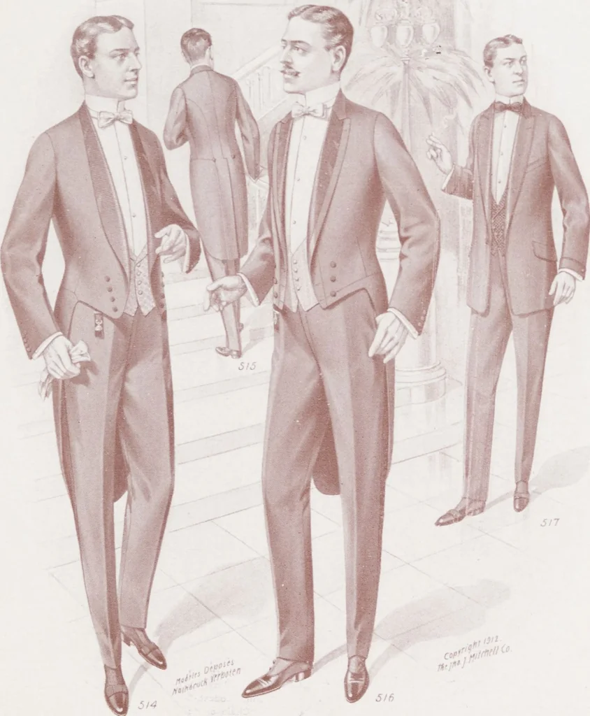An illustration from W. J. Mahon's catalogs for men's fashions (Fall & Winter, 1912-13), 1912, leaf 17
