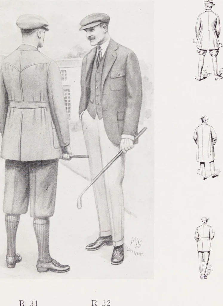An illustration from W. J. Mahon's catalogs for men's fashions (Spring & Summer, 1921), 1921, leaf 11