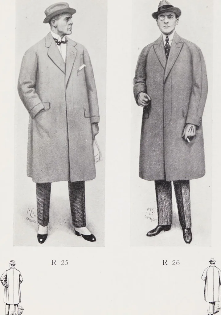 An illustration from W. J. Mahon's catalogs for men's fashions (Spring & Summer, 1921), 1921, leaf 12