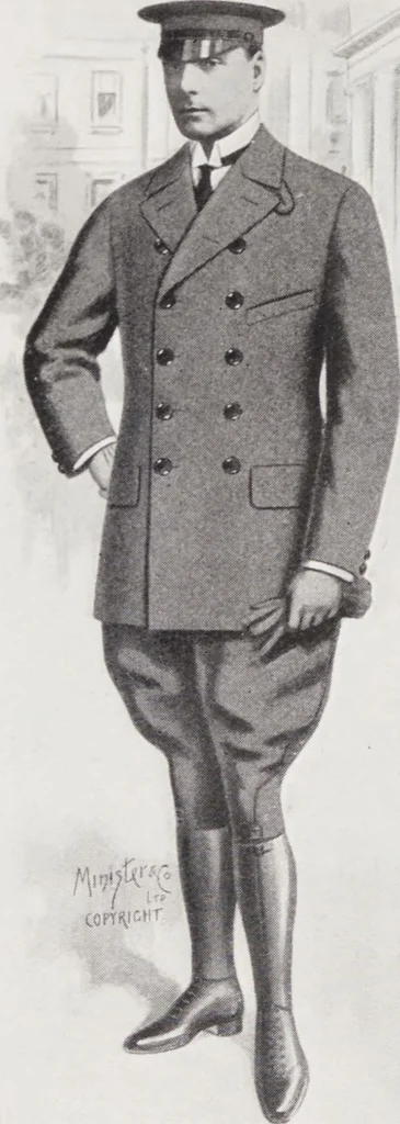 An illustration from W. J. Mahon's catalogs for men's fashions (Spring & Summer, 1921), 1921, leaf 16