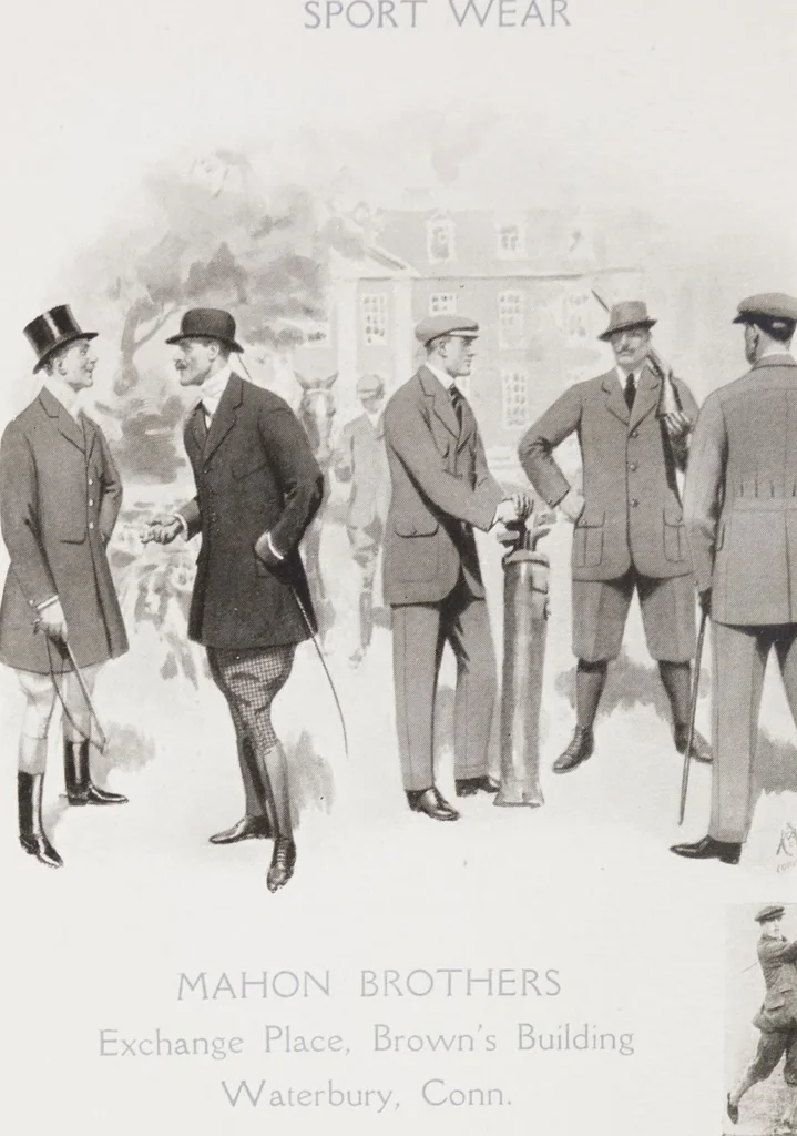 An illustration from W. J. Mahon's catalogs for men's fashions (1925), 1925, leaf 10
