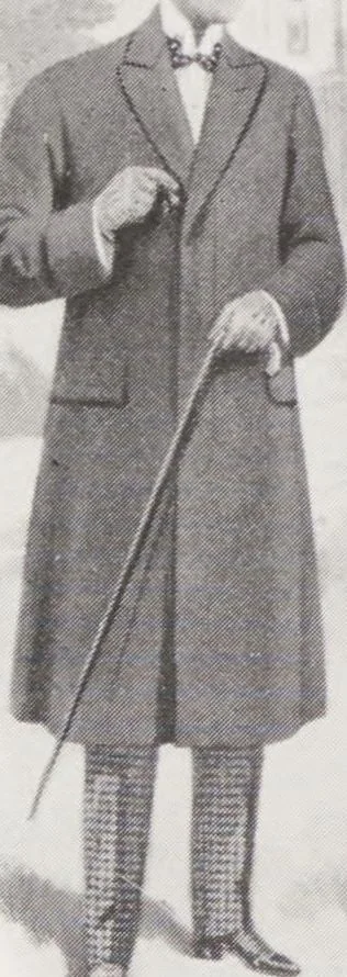 An illustration from W. J. Mahon's catalogs for men's fashions (Spring & Summer, 1925), 1925, leaf 4