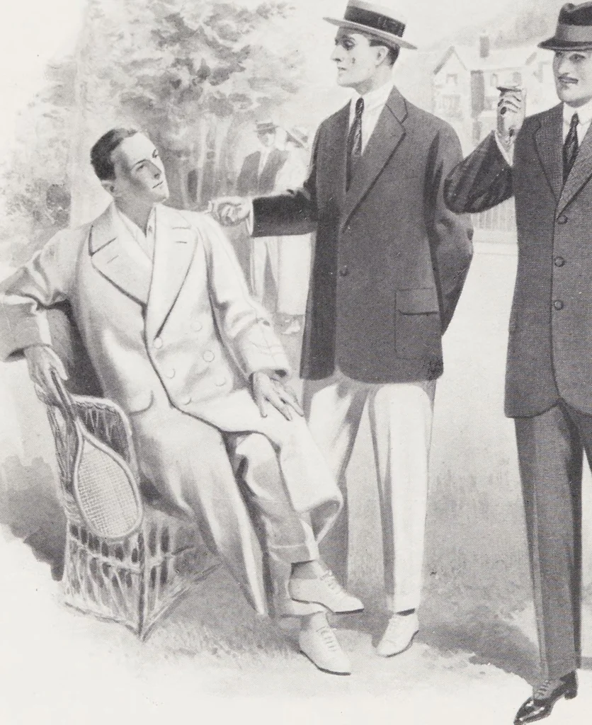 An illustration from W. J. Mahon's catalogs for men's fashions (Spring & Summer, 1925), 1925, leaf 6