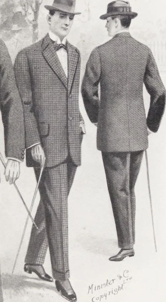 An illustration from W. J. Mahon's catalogs for men's fashions (Spring & Summer, 1925), 1925, leaf 7