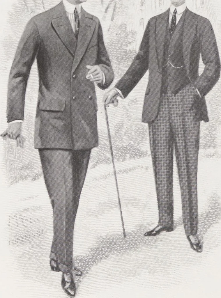 An illustration from W. J. Mahon's catalogs for men's fashions (Spring & Summer, 1925), 1925, leaf 8