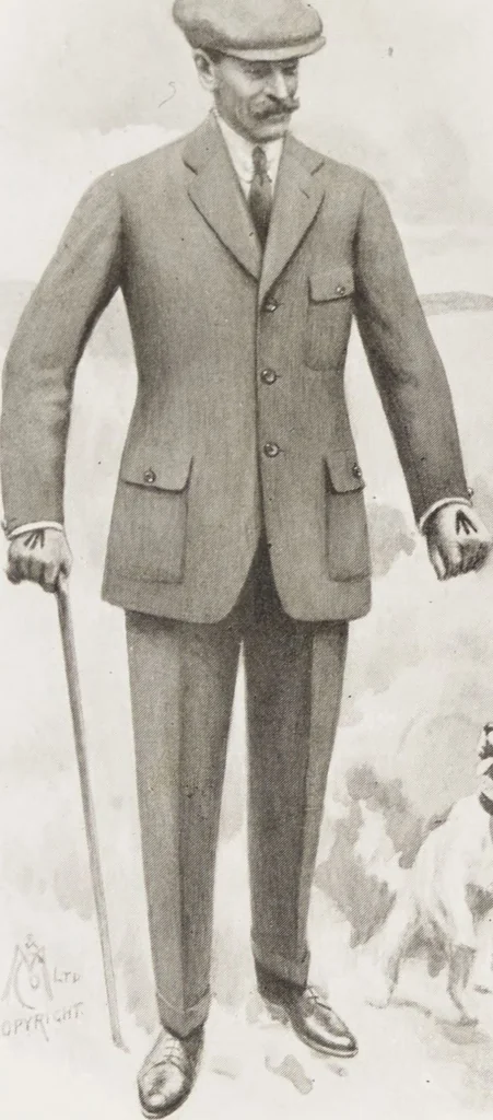 An illustration from W. J. Mahon's catalogs for men's fashions (1930), 1930, leaf 10