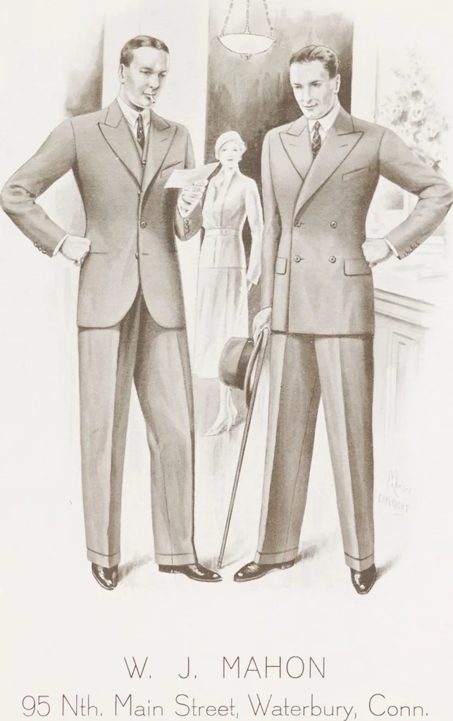 An illustration from W. J. Mahon's catalogs for men's fashions (1935), 1935, leaf 5