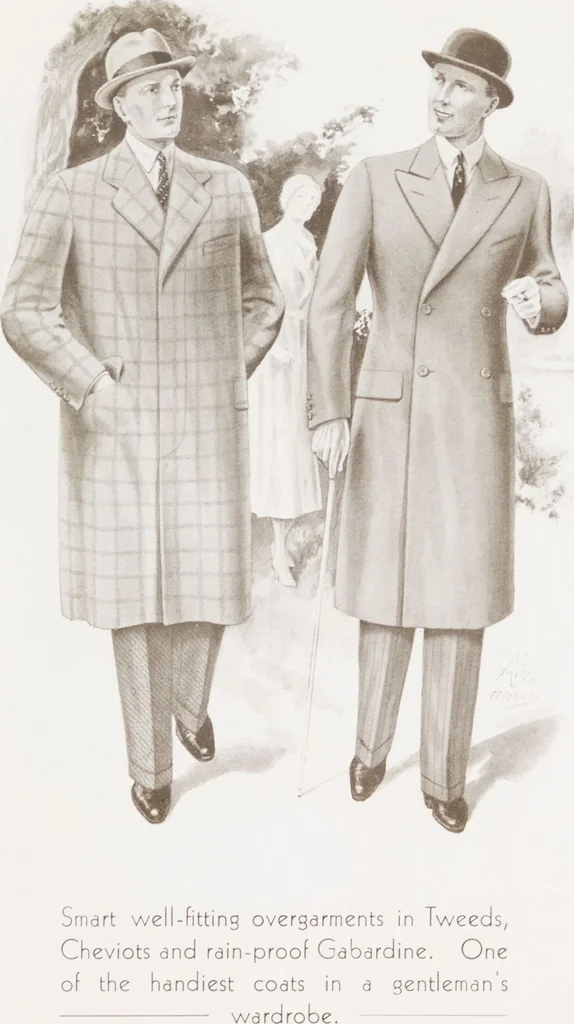 An illustration from W. J. Mahon's catalogs for men's fashions (1935), 1935, leaf 9