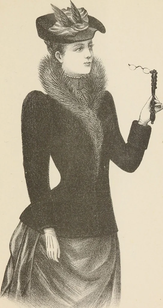 An illustration from Lamson & Hubbard, manufacturers of ladies' furs of every description : wholesale and retail, 1890, leaf 31