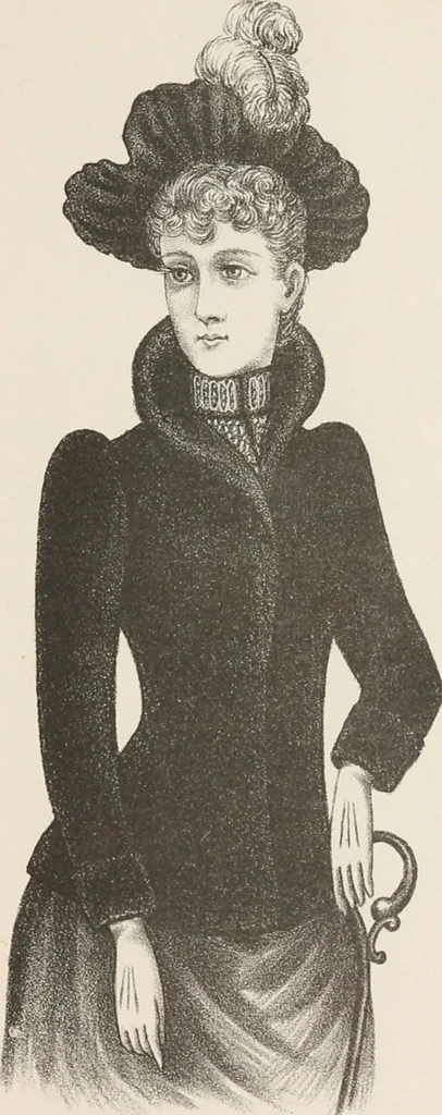 An illustration from Lamson & Hubbard, manufacturers of ladies' furs of every description : wholesale and retail, 1890, leaf 33