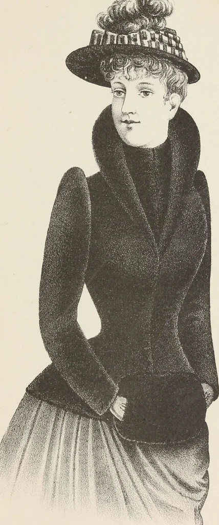 An illustration from Lamson & Hubbard, manufacturers of ladies' furs of every description : wholesale and retail, 1890, leaf 37